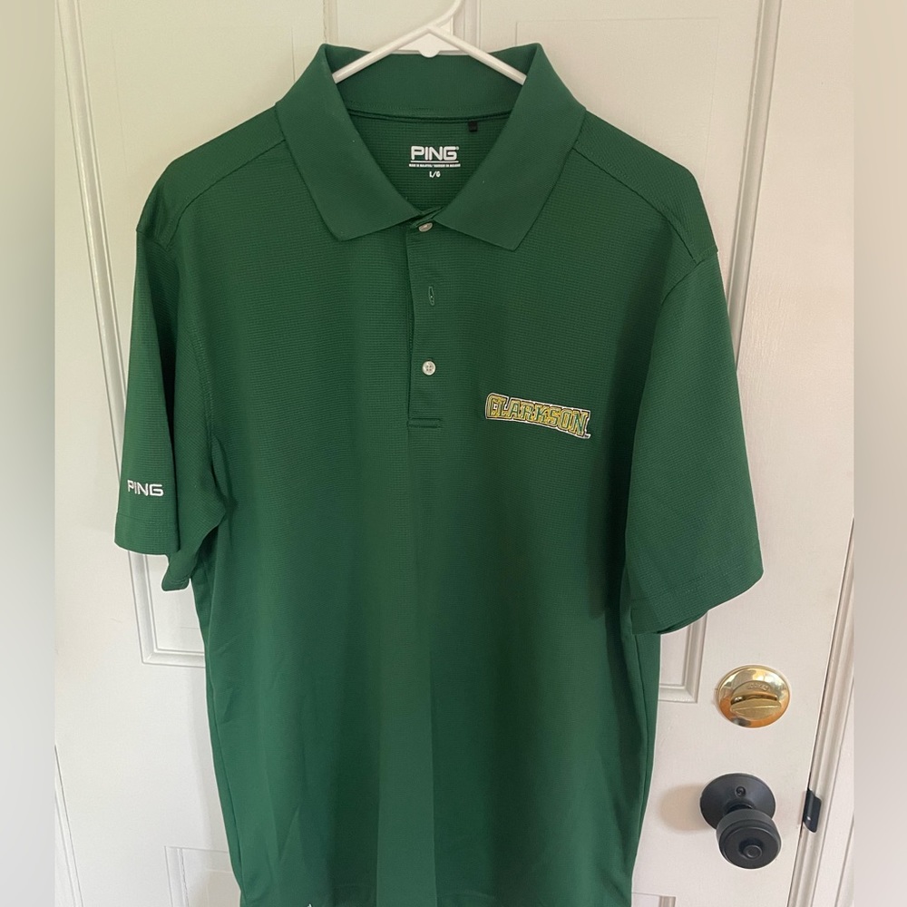 Clarkson University golf polo